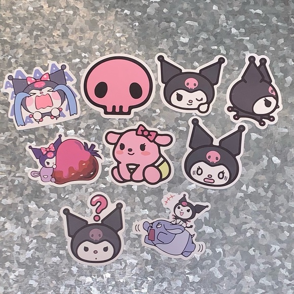 (50) Emo My Melody Waterproof Stickers + free giff - Picture 4 of 4